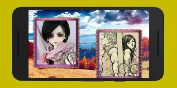 Natural Dual Photo Frame скриншот 1