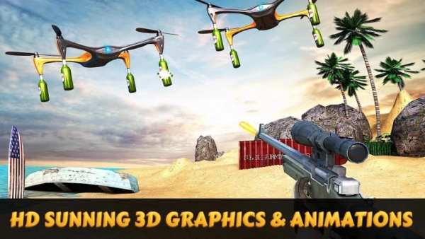 Sniper 3D Bottle Shooting screenshot 4