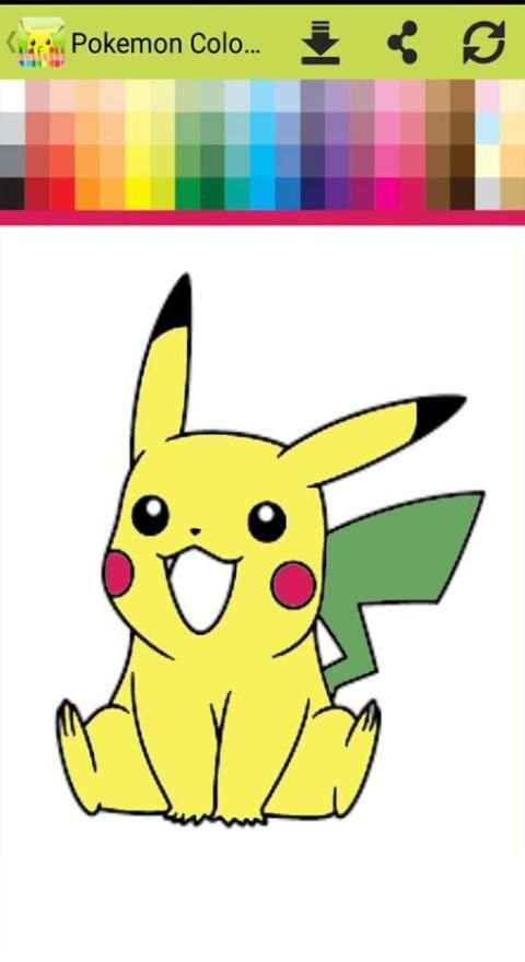 Pokemon Coloring Game screenshot 2