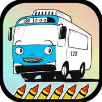 Toya Little Bus Coloring Game