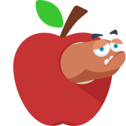 ikon Apple Worm