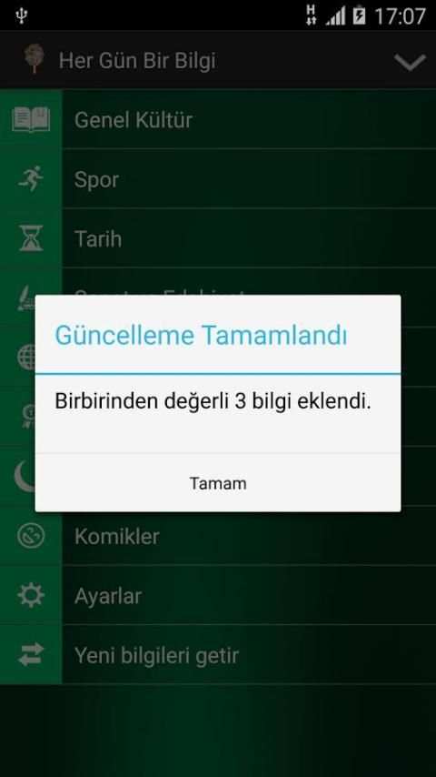 Her Gün Bir Bilgi скриншот 4