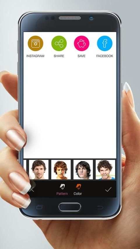 Man Hair Mustache Photo Editor screenshot 1