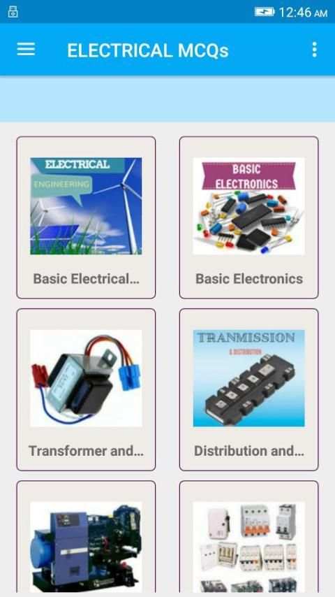 ELECTRICAL MCQs скриншот 4