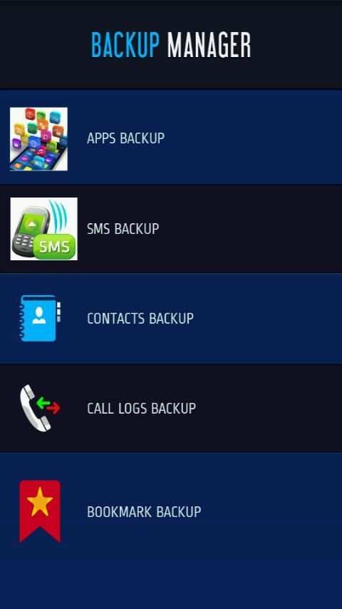 Backup Manager screenshot 2