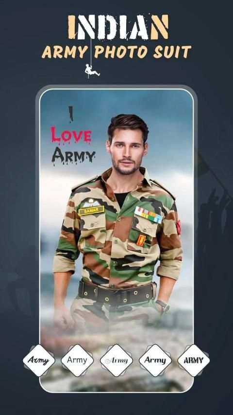 Indian Army Photo Suit - Commando Photo Suit स्क्रीनशॉट 5