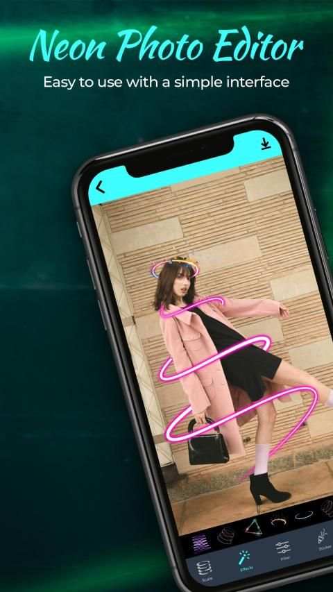 Neon Photo Editor 2020 - Editor Photo स्क्रीनशॉट 5