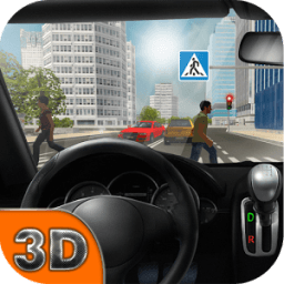 Extreme Driving School Test 3D आइकन
