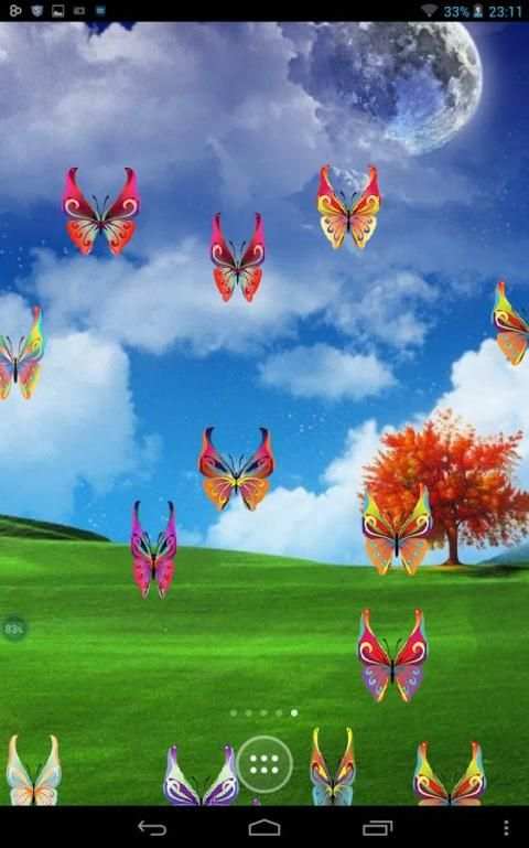 Nice Butterflies on Screen 3 تصوير الشاشة