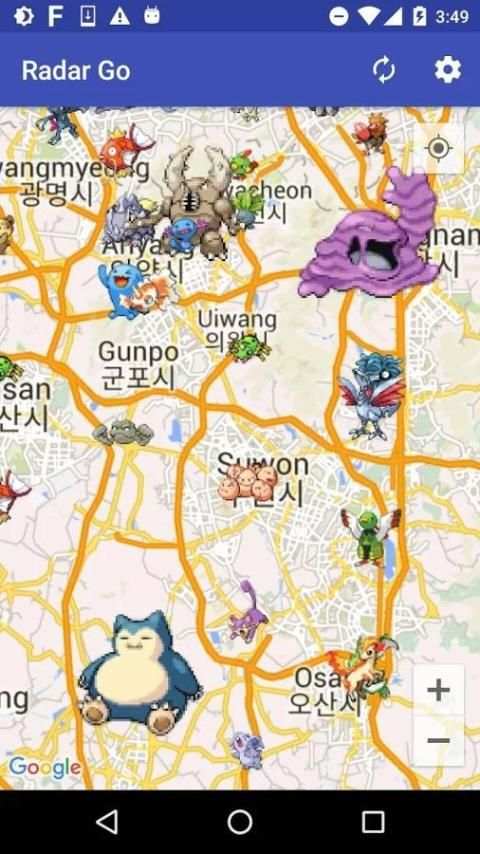 Radar Go (Find Pokemon) screenshot 2
