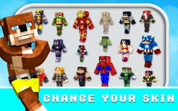 Superhero Skins MOD for MCPE screenshot 2