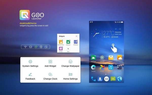 GOO Launcher-Small,Fast स्क्रीनशॉट 1