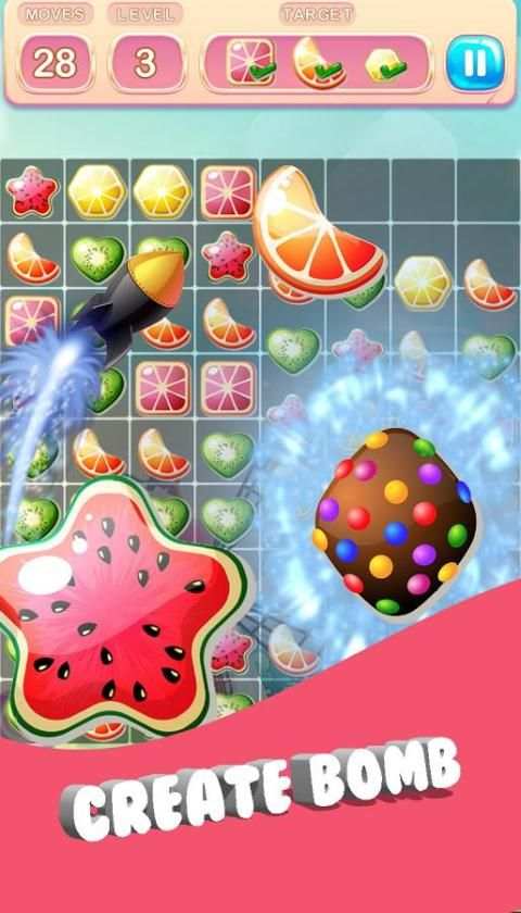 Fruit Candy Splash скриншот 2