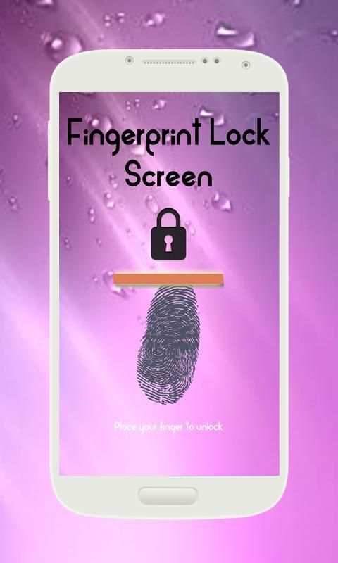 layar kunci sidik jari screenshot 1