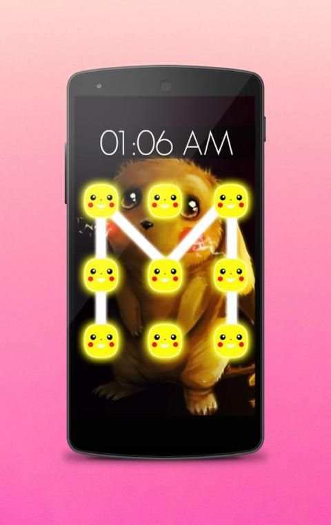 Pattern lock for Poke pikacho screenshot 3