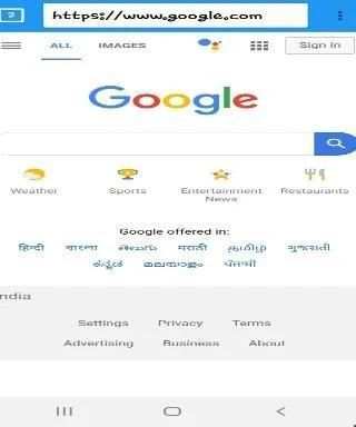 5G browser 2020 screenshot 1