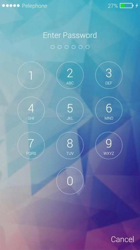 Lock screen password screenshot 3