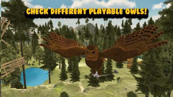 Flying Owl Simulator 3D screenshot 1
