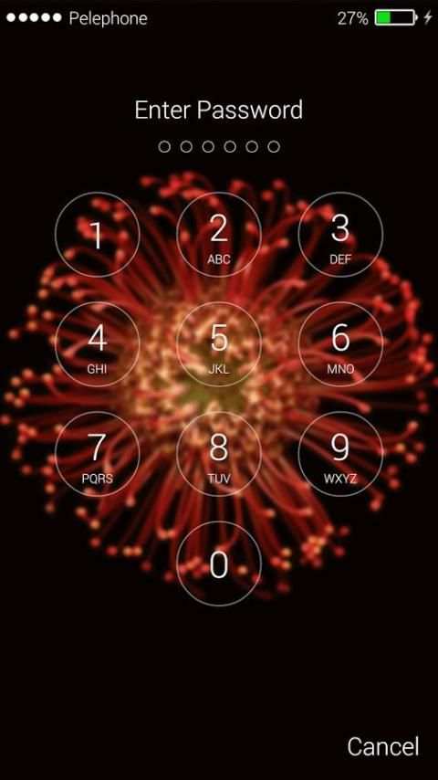 Lock screen password screenshot 2