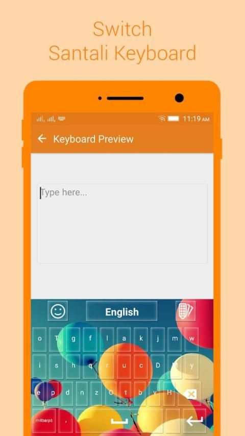 Santali Keyboard screenshot 2