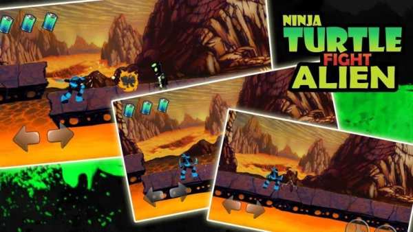 Turtles and Ninja fight Alien screenshot 2