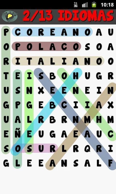 Sopa de Letras Trivial Español स्क्रीनशॉट 3