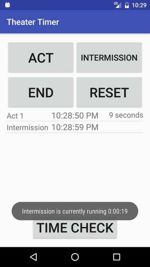 Theatre Timer 1 تصوير الشاشة