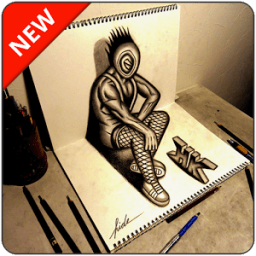 3D Art Drawing - Awesome иконка