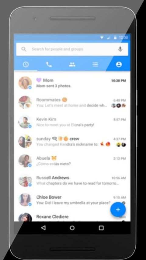 New Messenger Guide स्क्रीनशॉट 1