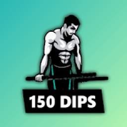 150 Triceps Dips - Upper Body Training Men Fitness