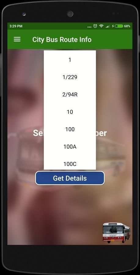 Hyderabad City Bus Info скриншот 3