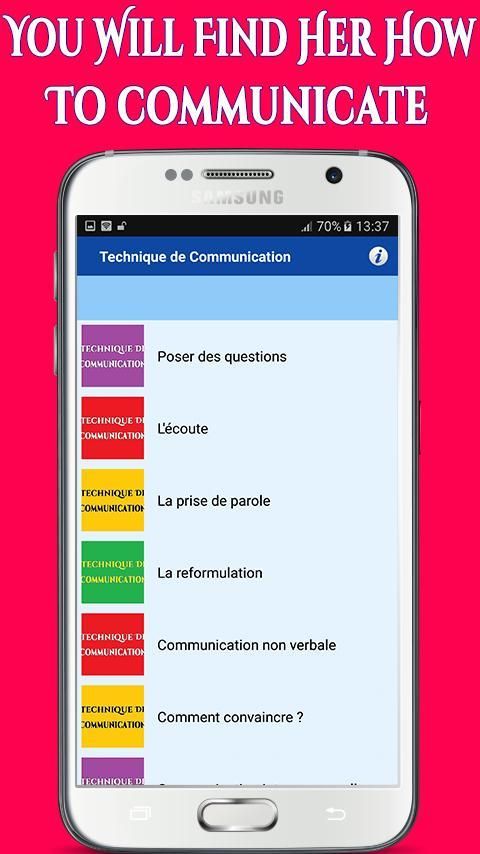 Techniques de communication screenshot 6