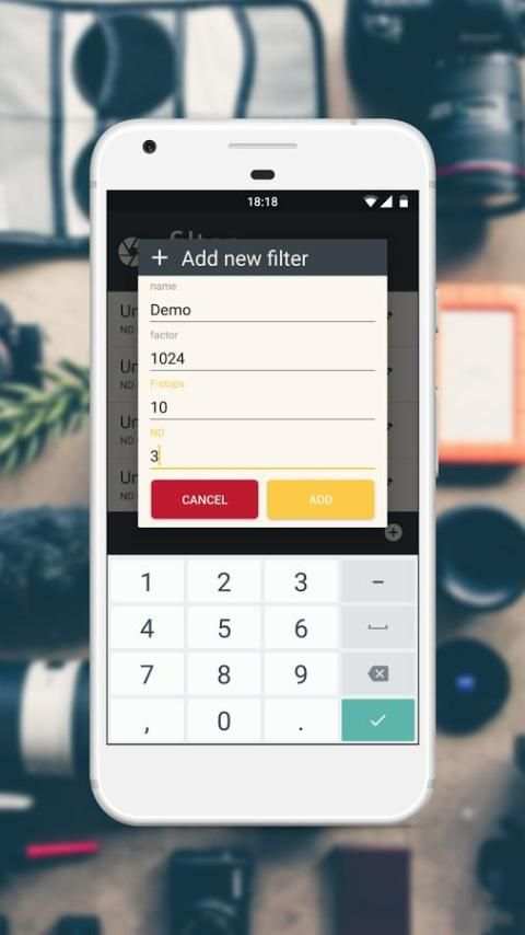 ND Filter Calc (DSLR) 2 تصوير الشاشة