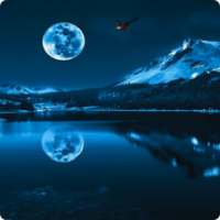 Blue Moon Live Wallpaper HD