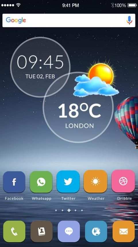 Clock Weather Widget स्क्रीनशॉट 3