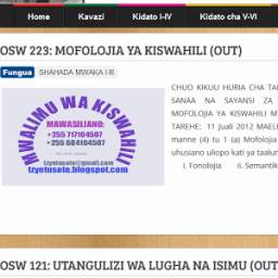 MWALIMU WA KISWAHILI 1.0
