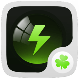 Black Theme GO Power Battery आइकन