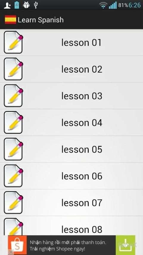 Spanish Exercise скриншот 5