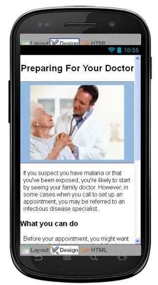 Malaria Disease & Symptoms screenshot 1