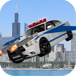 ikon Flying Police Car Chase 2017