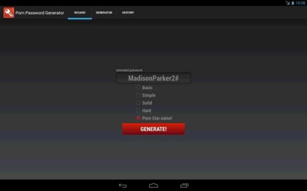 Porn Star Password Generator screenshot 2