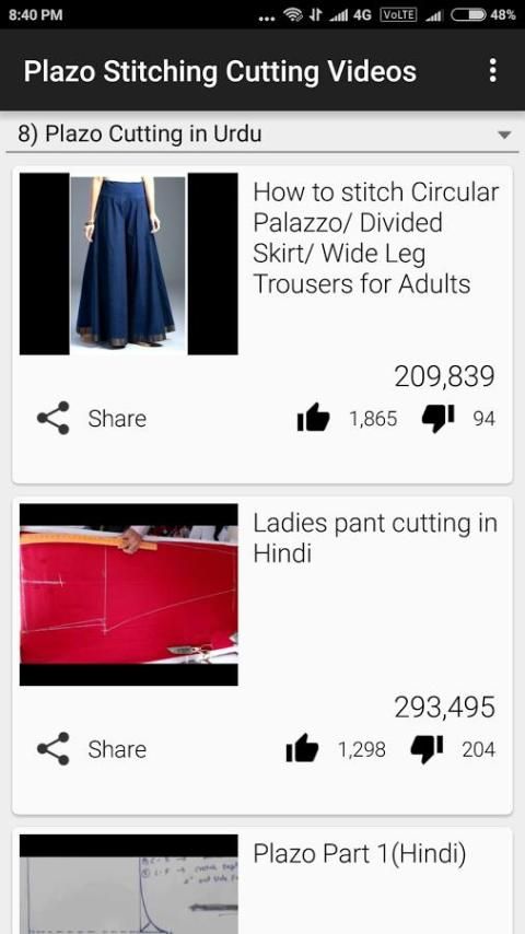 Hindi | 16 Kali Panel Palazzo | Kalidar palazzo | Very easy method | DIY |  The Neelz Show - YouTu… | Blouse hand designs, Shrug for dresses, Designer  dresses casual