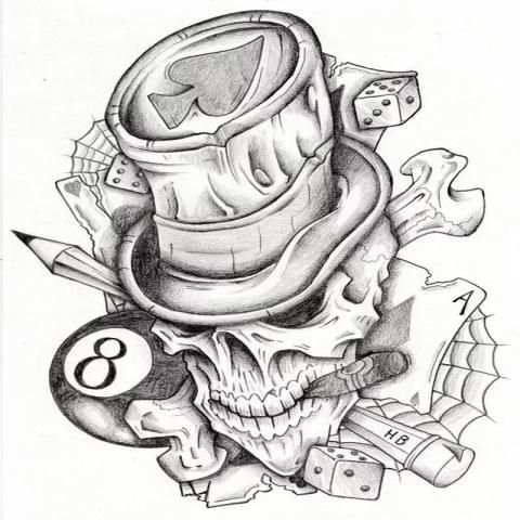 Tattoo Designs Skulls V2 screenshot 8