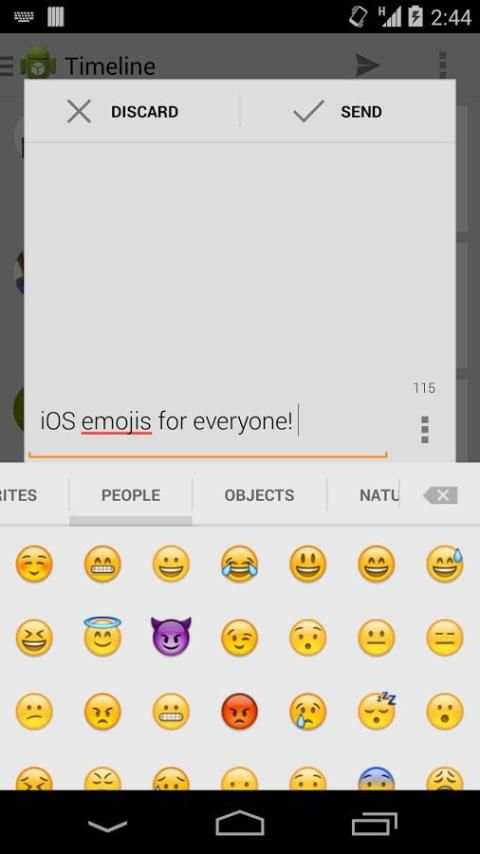 Sliding Emoji Keyboard - iOS स्क्रीनशॉट 4
