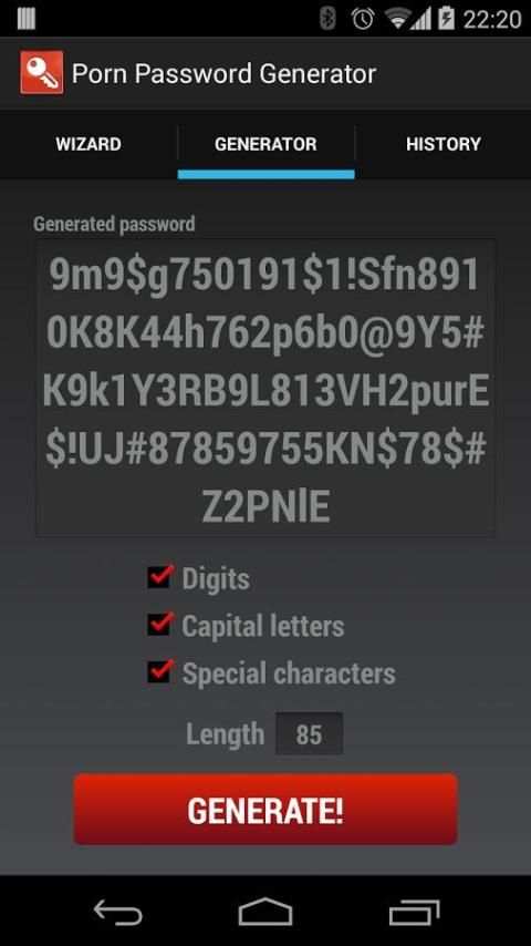 Porn Star Password Generator screenshot 6