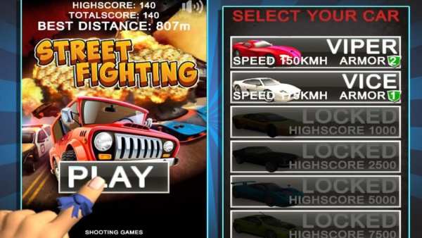 Car Games: Street Fighting स्क्रीनशॉट 1