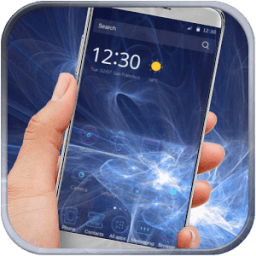 Abstract neon line launcher иконка