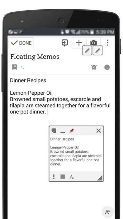 Floating Memos скриншот 2