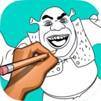 how to draw Shrek on 9Apps