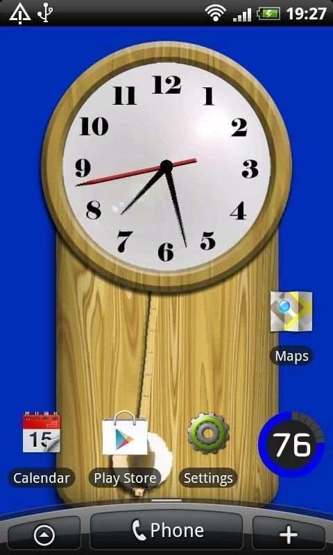 Pendulum Clock LiveWallpaperV2 स्क्रीनशॉट 8